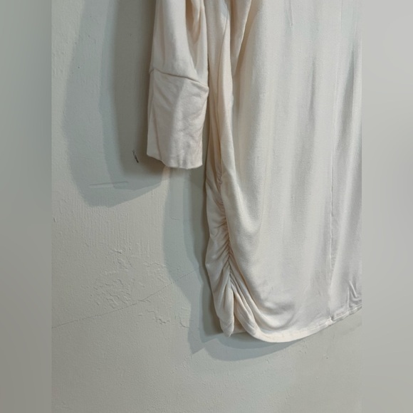 Zenana Ruching It Up Top Cream S - Picture 3 of 8